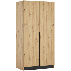 Korpus skříně 100, věšákový, dub artisan, KREO