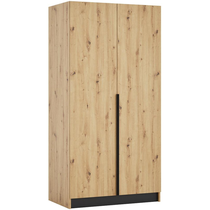 Korpus skříně 100, věšákový, dub artisan, KREO