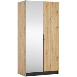 Korpus skříně 100, věšákový, dub artisan, KREO