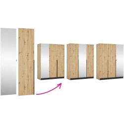 Korpus skříně 150, dub artisan, KREO