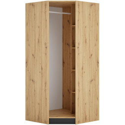 Korpus rohové skříně, dub artisan, KREO