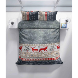 Povlečení bavlněné Zima 2 dílné, 140x200, 70x90 cm