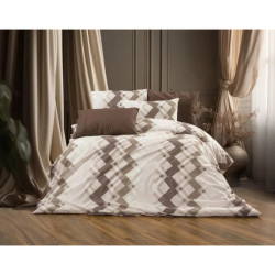 Bavlněné povlečení Elegant brown 140x200, 70x90 cm