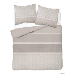 Povlečení HOME SATIN Pomo béžové 4924B 140x200, 70x80