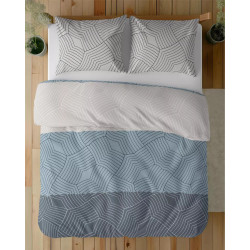 Povlečení HOME SATIN Artie modré 5058B 140x200, 70x80