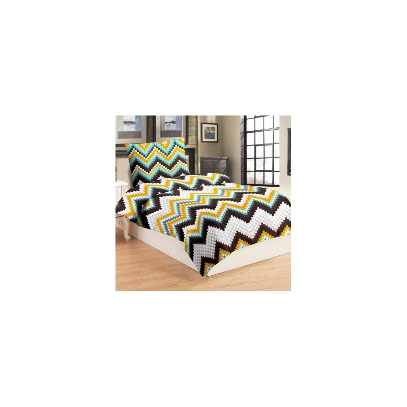 Povlečení 2 dílné  mikroplyš CIK CAK 140x200, 70x90