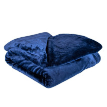 Deka tmavě modrá 200 x 220 cm dvoulůžko