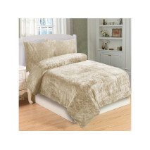 Povlečení 2 dílné  mikroplyš Symbol béžová140x200, 70x90, 2. jakost