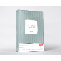 Saténové povlečení jednobarevní Pure Collection Mátová 140x200, 70x80