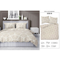 Povlečení HOME SATIN Glamour, béžové 5232B