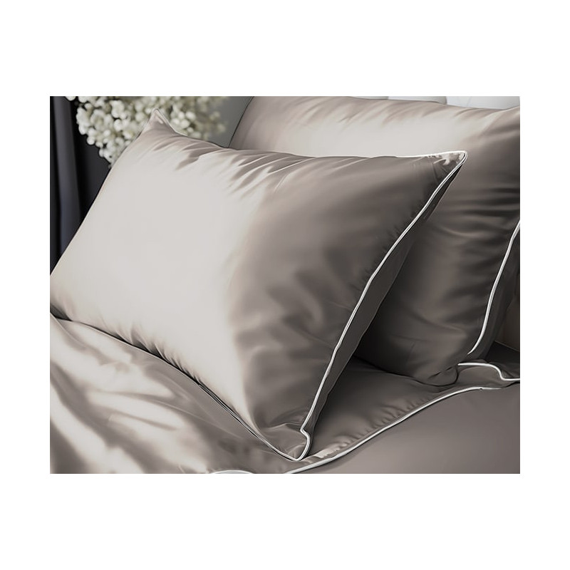 Povlečení jednobarevní  Pure Collection 100% mako satén  Béžové