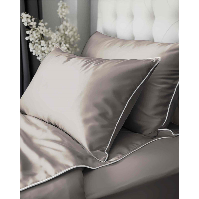 Povlečení jednobarevní  Pure Collection 100% mako satén  Béžové