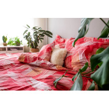 Povlečení bavlna Red righe 3 dílné