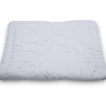 Letní dětská přikrývka a polštářek do postýlky bílá