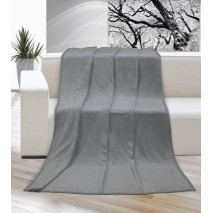 Deka koral micro jednobarevná 150x200cm šedá