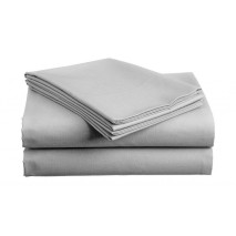 Bavlněné prostěradlo šedé 140X240 cm