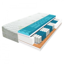 FARAON 22 cm taštičková matrace s paměťovou pěnou, kokosem a Aloe Vera