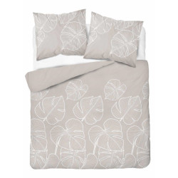 Bavlněné povlečení  Lotus béžová 4565C