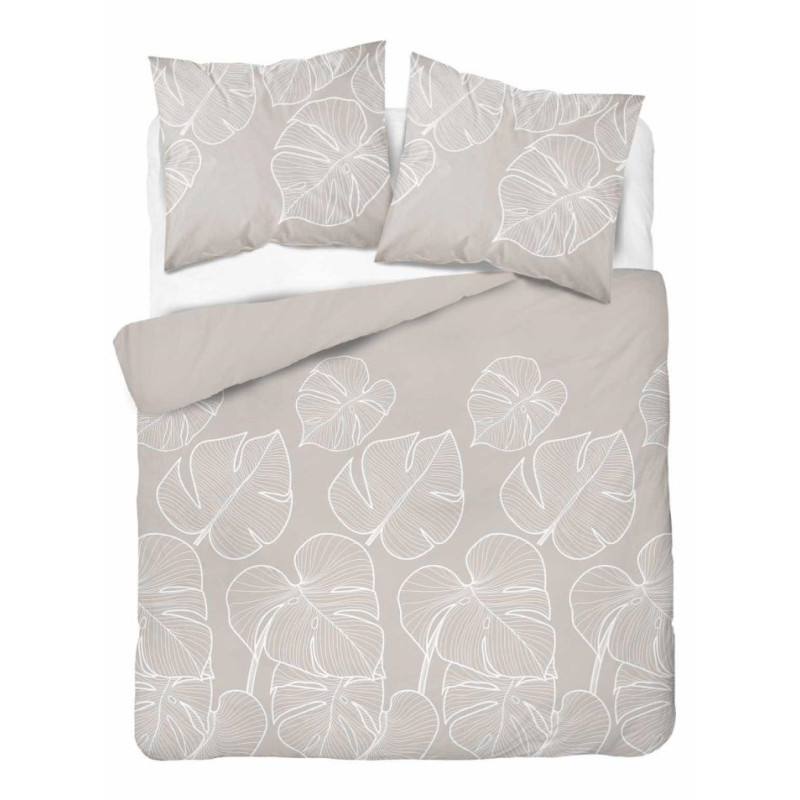 Bavlněné povlečení  Lotus béžová 4565C