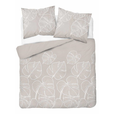 Bavlněné povlečení  Lotus béžová 4565C 140x200, 70x80
