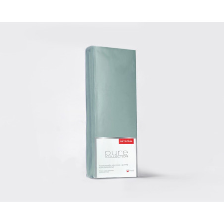 Saténové napínací prostěradlo Pure Collection mátová 180x200 ZG