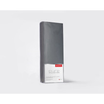 Saténové napínací prostěradlo Pure Collection tmavě šedá 140X200 ZG