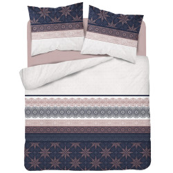 Bavlněné povlečení Maroko modrá 3835B 140x200, 70x80