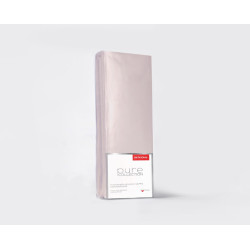 Saténové napínací prostěradlo Pure Collection pudrově růžová 180X200 ZG
