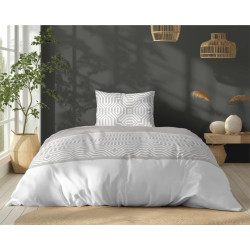 Bavlněné povlečení Loreto béžová 5112B 140x200, 70x80