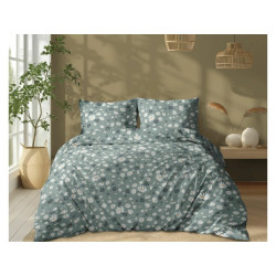 Bavlněné povlečení Margarita máta, 5337B (140x200, 70x80)