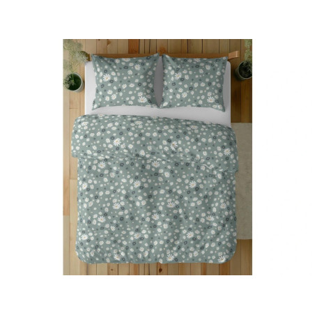 Bavlněné povlečení Margarita máta, 5337B (140x200, 70x80)