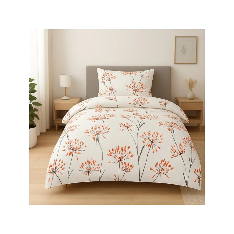 Bavlněné saténové povlečení DELUXE ADELINE 140x200, 70x90 cm