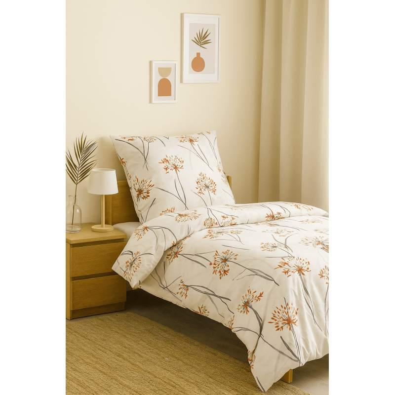 Bavlněné saténové povlečení DELUXE ADELINE 140x200, 70x90 cm