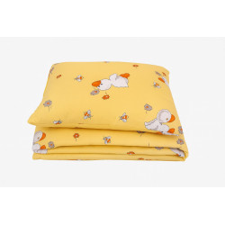 Dětský set do postýlky Kachničky, 90×135, 40x60 cm