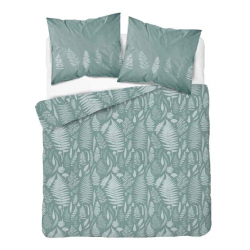 Francouzské 3 dílné povlečení HOME SATIN Botanica zelené 4603A, 220x200+2X 70x80