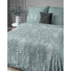 Francouzské 3 dílné povlečení HOME SATIN Botanica zelené 4603A  220x200, 2x 70x80