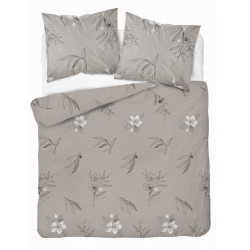 Francouzské 3 dílné povlečení HOME SATIN Elara taupe 4916A, 220x200+2X 70x80