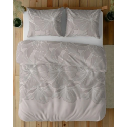 Francouzské 3 dílné povlečení HOME SATIN Camelia bežová 4244A  220x200, 2x 70x80