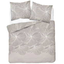 Francouzské 3 dílné povlečení HOME SATIN Camelia taupe 4244A, 220x200+2X 70x80