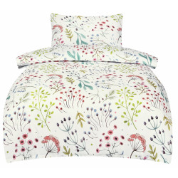 Bavlněné saténové povlečení DELUXE JASMINE 140x200, 70x90 cm