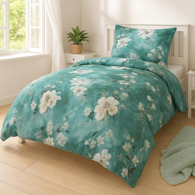 Bavlněné saténové povlečení DELUXE Fiona  140x200, 70x90 cm