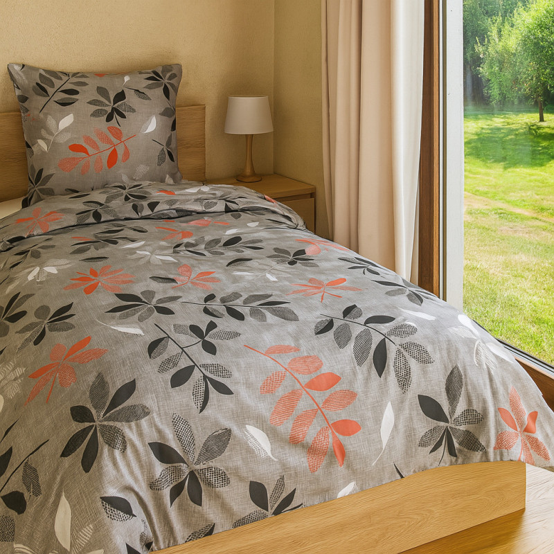 Bavlněné saténové povlečení DELUXE Mango 140x200, 70x90 cm