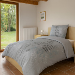 Bavlněné saténové povlečení DELUXE Natura 140x200, 70x90 cm