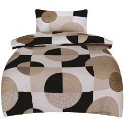 Bavlněné saténové povlečení DELUXE Twist 140x200, 70x90 cm