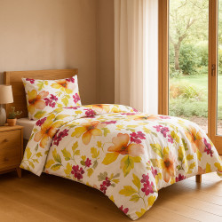 Bavlněné saténové povlečení DELUXE Margot 140x200, 70x90 cm