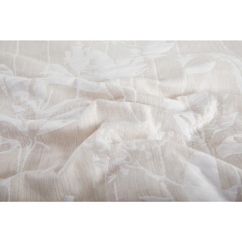 Ložní povlečení žakárové Alabama béžová 140x200, 70x90CM – Luxusní oboustranné saténové povlečení