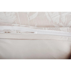 Ložní povlečení žakárové Alabama béžová 140x200, 70x90CM – Luxusní oboustranné saténové povlečení