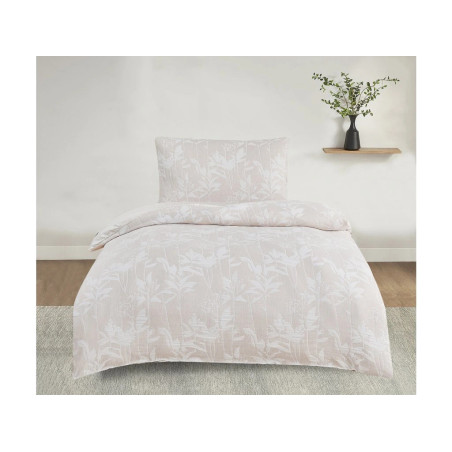 Oboustranné povlečení Alabama béžová 140x200,  70x90 cm