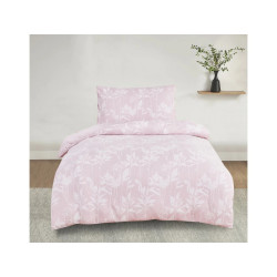 Ložní povlečení žakárové Alabama růžová 140x200, 70x90CM – Luxusní oboustranné saténové povlečení