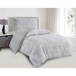 Oboustranné povlečení Denver šedý 140x200,  70x90 cm